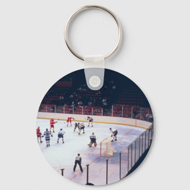 Vintages Eishockey-Match Schlüsselanhänger (Vorderseite)