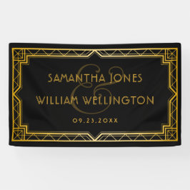 Vintages Elegantes Art Deco Banner