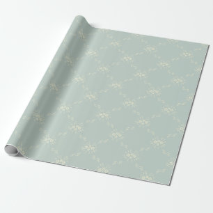 Vintages elegantes Blumenverpackungs-Papier Geschenkpapier