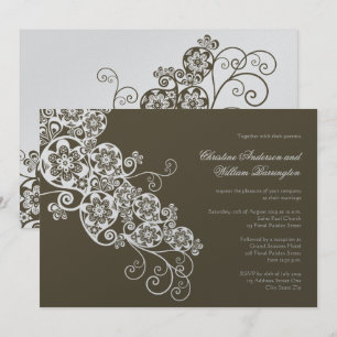 Vintages Elegantes Boho Floral Paisley Einladung