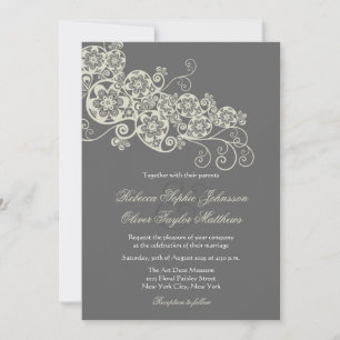 Vintages Elegantes Floral Paisley Boho Einladung