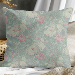 Vintages elegantes Woven Herringbone-Blumenmuster Kissen