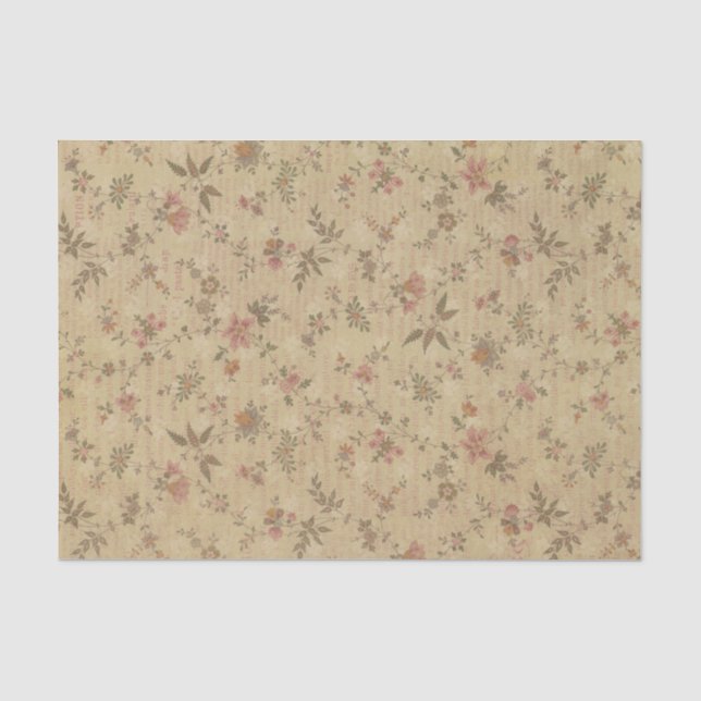 Vintages, elegantes Zierpapier Seidenpapier (Vorderseite)