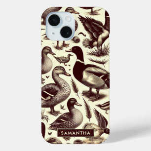 Vintages Enten- und Gänsemuster Case-Mate iPhone Hülle