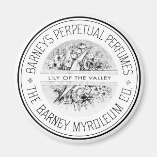 Vintages Ephemera Parfüm Magnet