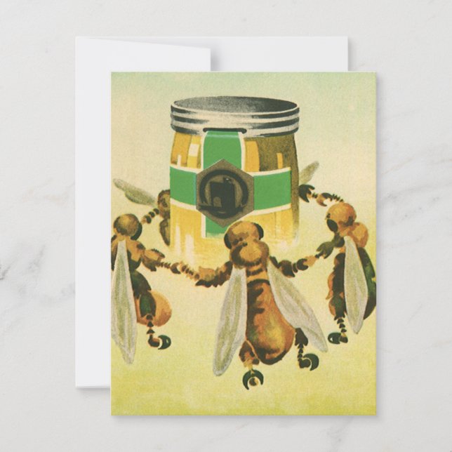 Vintages Essen, Bio Honigbienen, Tanzjar (Vorderseite)