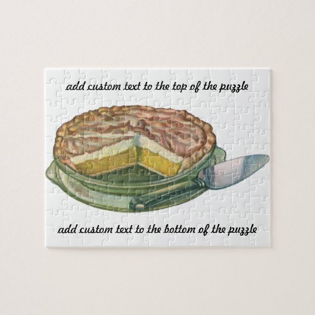 Vintages Essen, Lemon Meringue Pie Dessert (Horizontal)