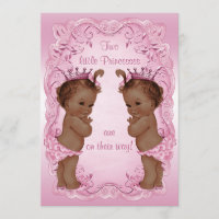Vintages ethnisches Baby-Duschen-Rosa
