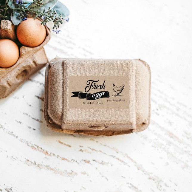 Vintages Etikett ⎢ Eierkarton (Von Creator hochgeladen)