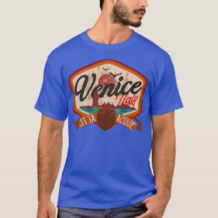 Vintages Etikett in Venedig T-Shirt