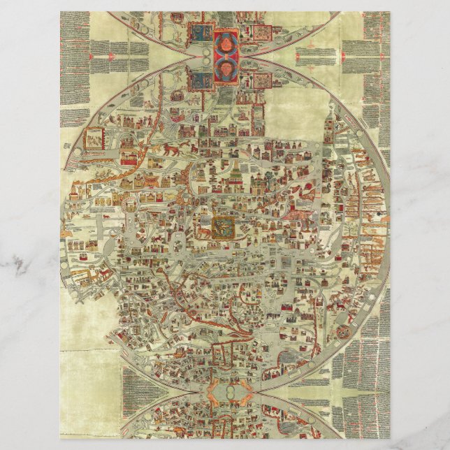 Vintages Europa - alte Kartografie - Geografie (Vorderseite)