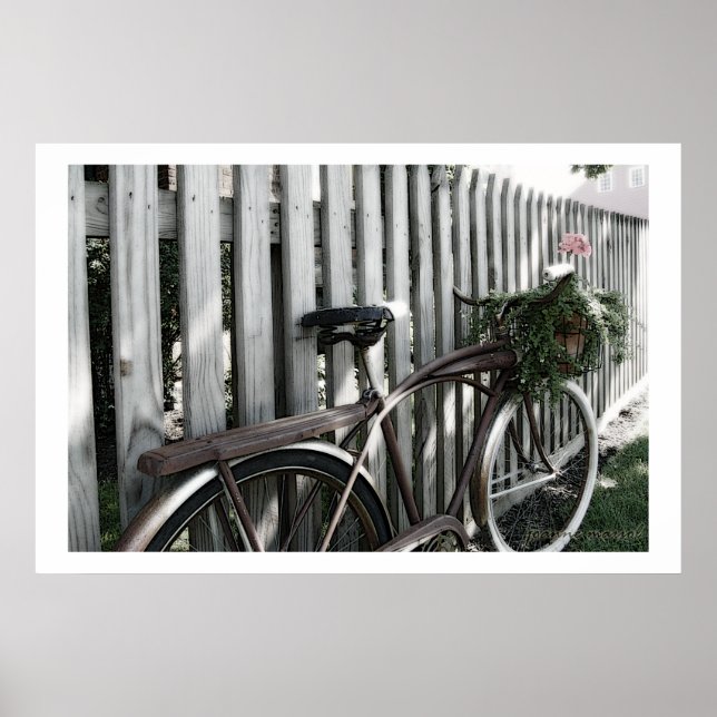Vintages Fahrrad1 Poster drucken (Vorne)