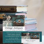 Vintages Fahrrad, Antiquitätenhändler, Geschäft Flyer<br><div class="desc">Vintage Biker-,  Antiquitätenhändler-/Store-Flyer für Werbung beim Business Card Store.</div>