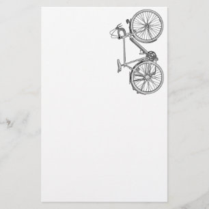 Vintages Fahrrad-Briefpapier Briefpapier