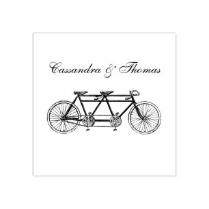 Vintages Fahrrad für Zweirad/Tandem Gummistempel