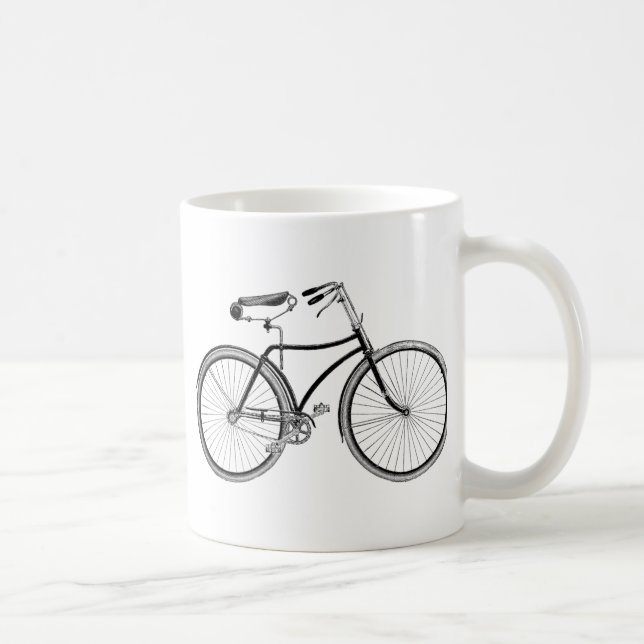 Vintages Fahrrad Kaffeetasse (Rechts)