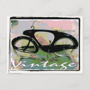 Vintages Fahrrad Postkarte