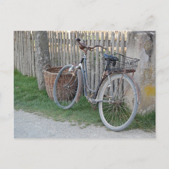Vintages Fahrrad Postkarte (Vorderseite)