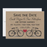 Vintages Fahrrad Save the Date Hochzeitskarten<br><div class="desc">Vintages Fahrrad Save the Date Hochzeitskarten.</div>