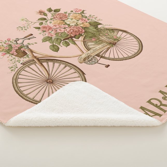 Vintages Fahrrad Sherpa Blanket Sherpadecke (3/4)