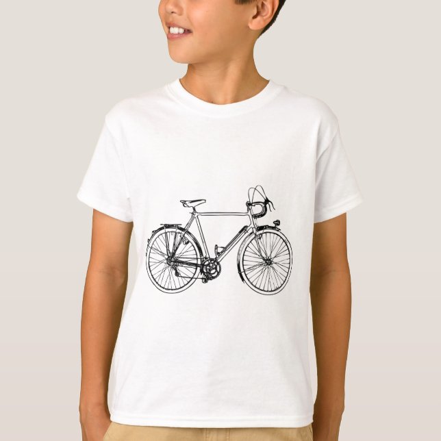 Vintages Fahrrad T-Shirt (Vorderseite)