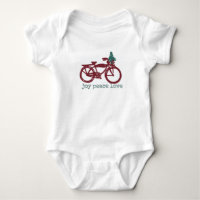 Vintages Fahrrad und Weihnachtsbaumdesign