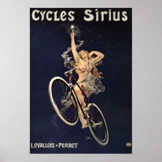 Vintages Fahrradposter - Fahrradsirius Poster