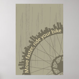 Vintages Fahrradposter Poster