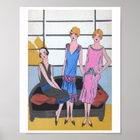 Vintages Fashion Poster