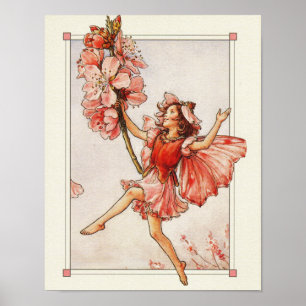 Vintages feenhaftes Plakat