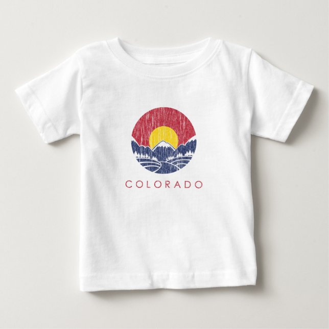 Vintages felsiger baby t-shirt (Vorderseite)