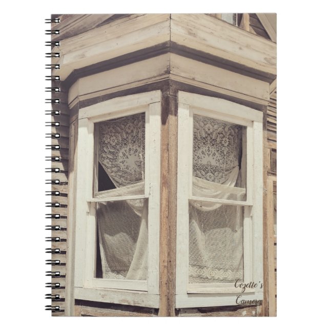 Vintages Fenster Notizblock (Vorderseite)