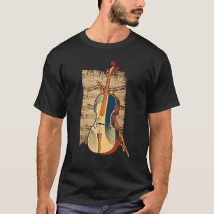 Vintages Fiddle-Strickinstrument Violinis T-Shirt