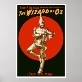 Vintages Filmplakat - Der Zauberer von OZ Tin Man Poster
