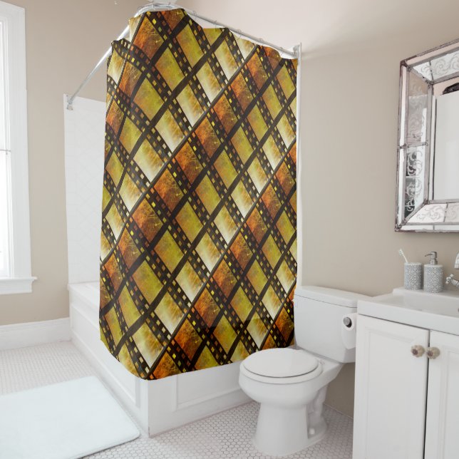 Vintages Filmtheater Duschvorhang (Beispiel)