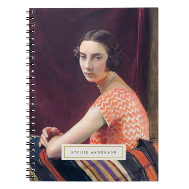 Vintages Fine Art Personalisiertes Notebook Notizblock (Vorderseite)