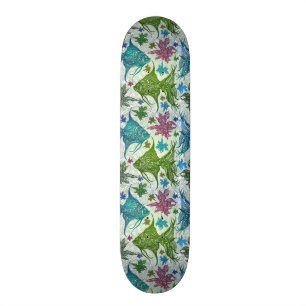 Vintages Fisch-Muster Skateboard