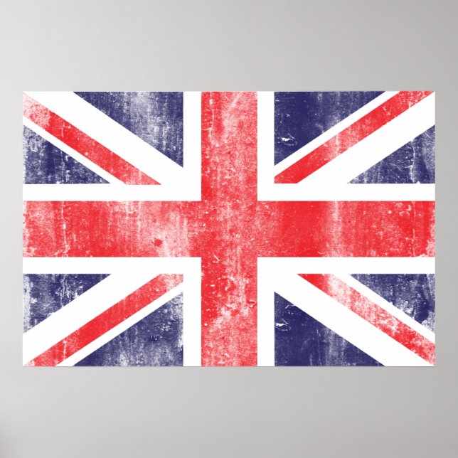 Vintages Flag-Poster Poster (Vorne)