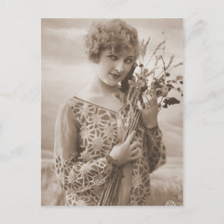 Vintages Flapper-Foto (150) Postkarte