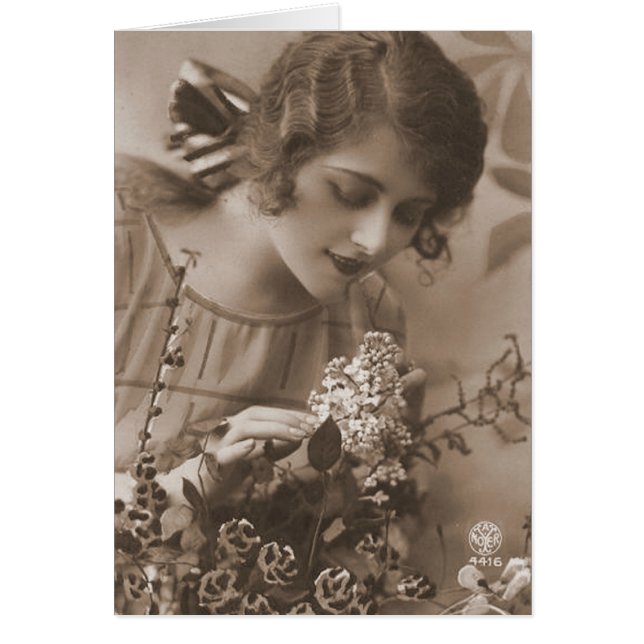 Vintages Flapper-Foto (151) (Vorne)