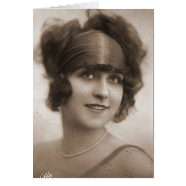 Vintages Flapper-Foto (71) (Vorne)