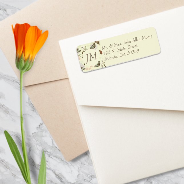 Vintages Floral Butterfly Muster (Von Creator hochgeladen)