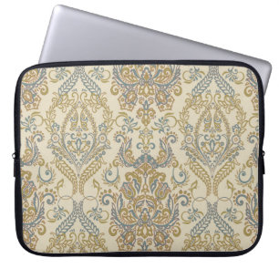 Vintages florales Design. Damask Seamless vi Laptopschutzhülle