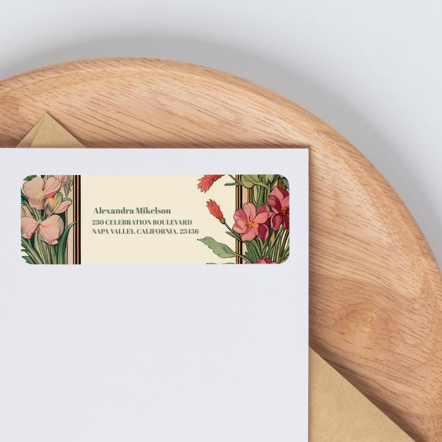 Vintages florales Jugendstil-Brautparty (Von Creator hochgeladen)