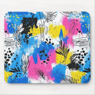 Vintages, florales Muster (15) Mousepad