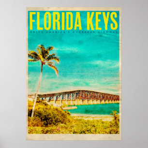 Vintages Florida Keys Reiseplakat Poster