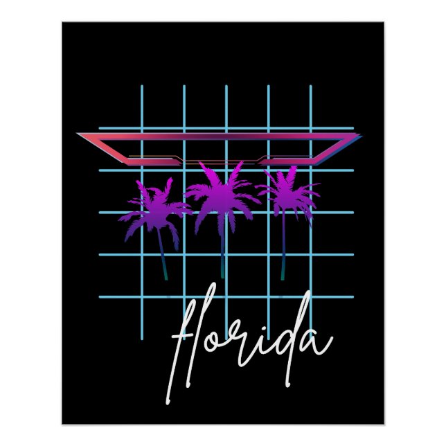Vintages Florida Retro Poster (Vorderseite)