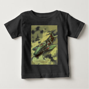 Vintages Flugzeug Baby T-shirt