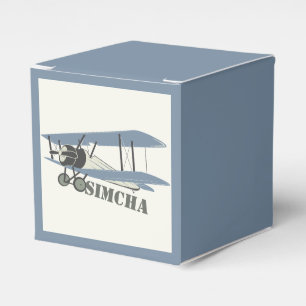Vintages Flugzeug Geschenkschachtel