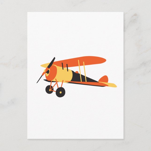 Vintages Flugzeug, Nieuport 28, WWI Ära Postkarte (Vorderseite)